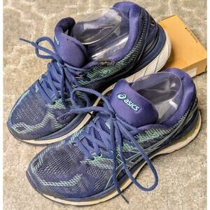 Asics Womens Gel Nimbus 20 T850N Blue Running Shoes Sneakers Size 7.5 Trainers